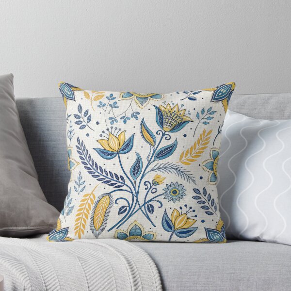 Item preview, Elegant Folk Art Floral Seamless Pattern. designed and sold by RGShirtWorks.