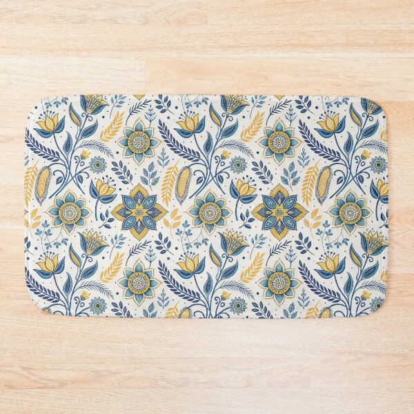 Item preview, Elegant Folk Art Floral Seamless Pattern. designed and sold by RGShirtWorks.