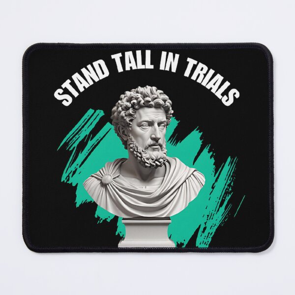 Item preview, Stand Tall in Trials - Stoic Philosopher Marcus Aurelius Art designed and sold by LexaArtworks.