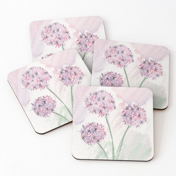 Item preview, Allium Flower designed and sold by Kirsten Robinson Art.