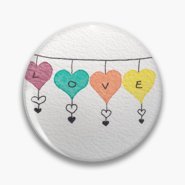 Item preview, I Love You Garland designed and sold by Kirsten Robinson Art.