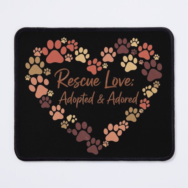 Item preview, Rescue Love - Hearts Made of Adopted Paws designed and sold by Flash of Style.