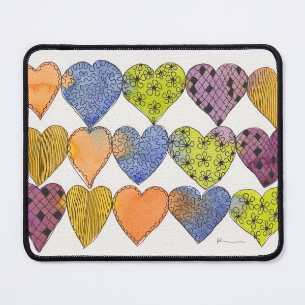 Item preview, Love Heart Pattern designed and sold by Kirsten Robinson Art.