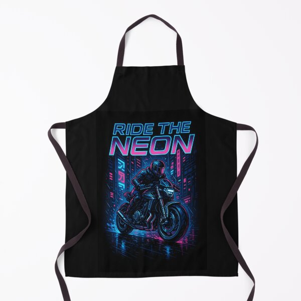 Item preview, Neon Rider – Futuristic Motorcycle Night Scene designed and sold by R3X .