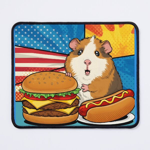 Item preview, Retro Guinea Pig Foodie designed and sold by Simple_Lines2025.
