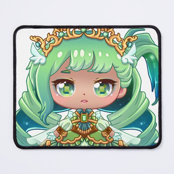Item preview, Emerald Princess Doll – Birthstone Chibi Series (May) designed and sold by NokapiArtByMe.