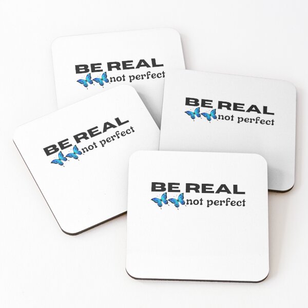 Item preview, QUOTE - BE REAL NOT PERFECT designed and sold by KISHNAY-FASHION.