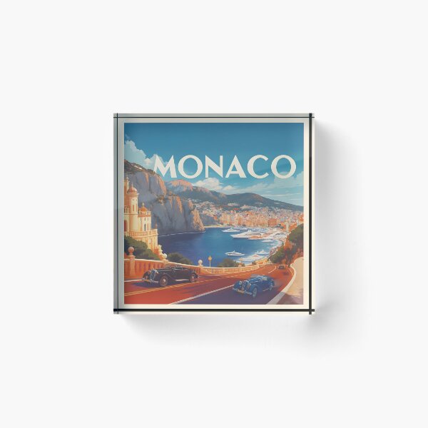 Item preview, Monte Carlo Monaco Retro Travel designed and sold by kacperartdesign.