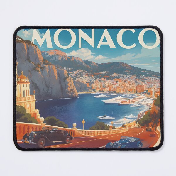 Item preview, Monte Carlo Monaco Retro Travel designed and sold by kacperartdesign.
