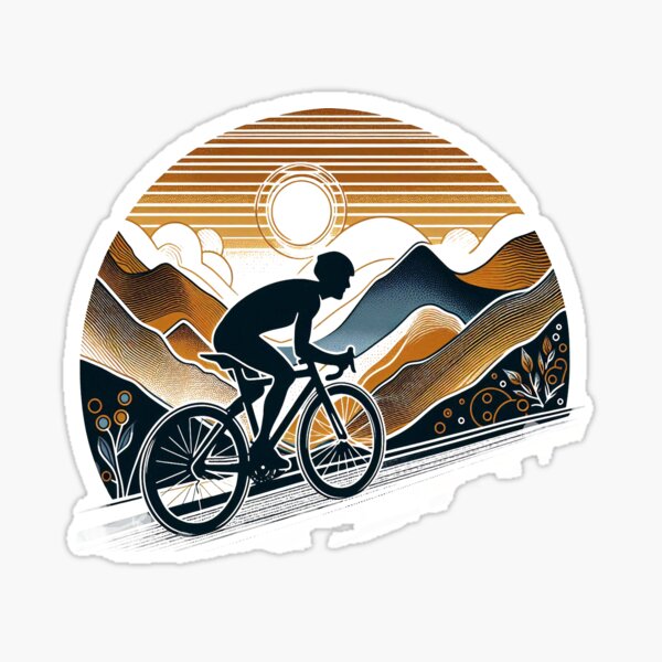 Item preview, Mountain bike rider – sport and outdoor theme designed and sold by FLIP-original.