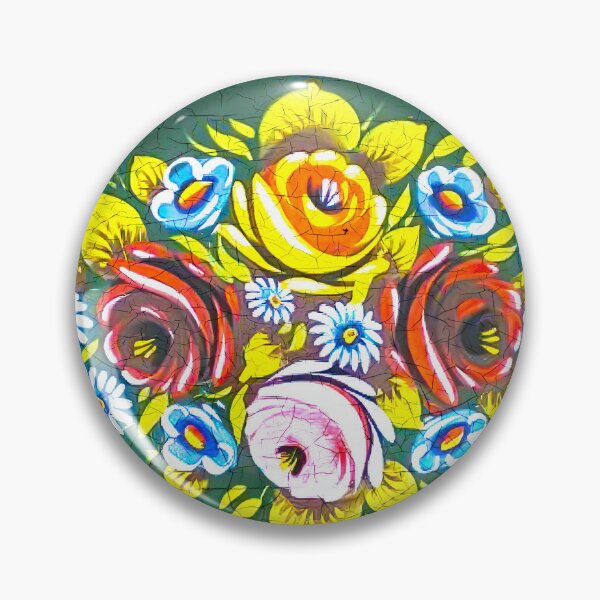 Item preview, Traditional Canal Rose Plaque designed and sold by Angry Swan Designs.