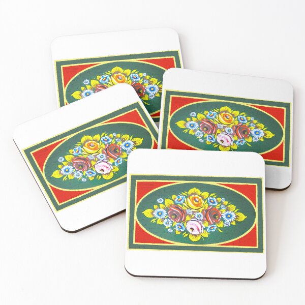 Item preview, Traditional Canal Rose Plaque designed and sold by Angry Swan Designs.
