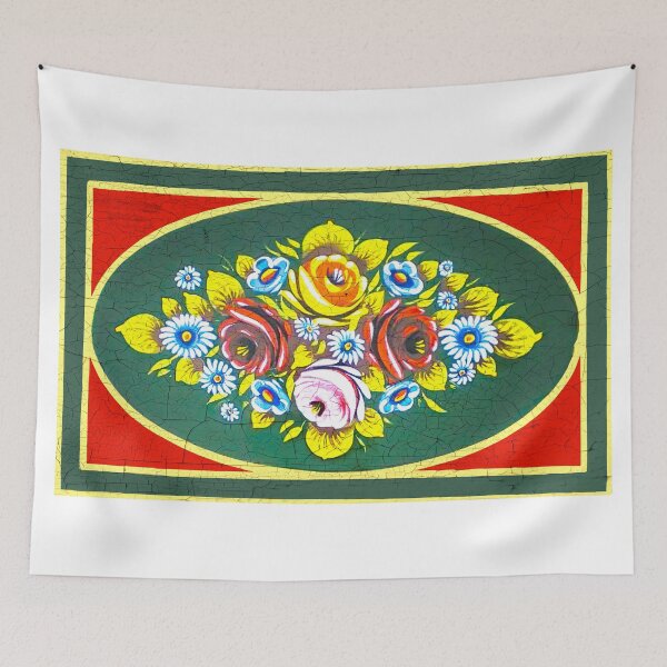 Item preview, Traditional Canal Rose Plaque designed and sold by Angry Swan Designs.