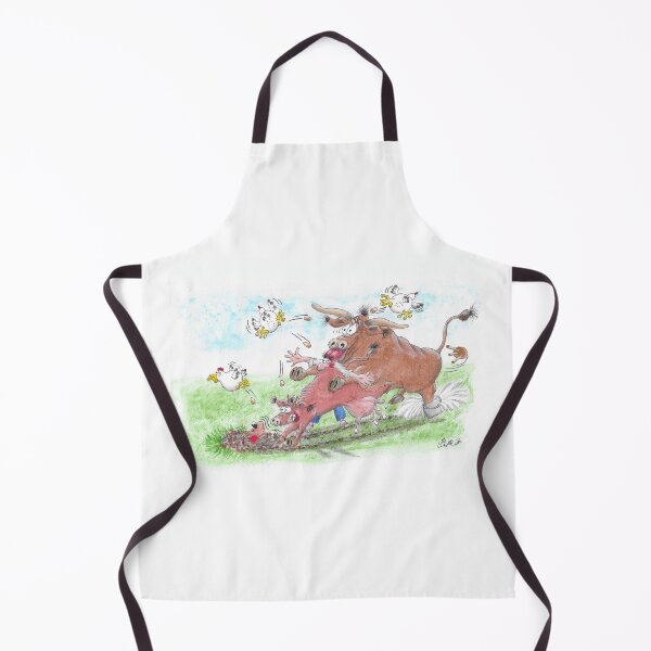 Item preview, Bull interrupts farmer while milking designed and sold by Richard Fettes.