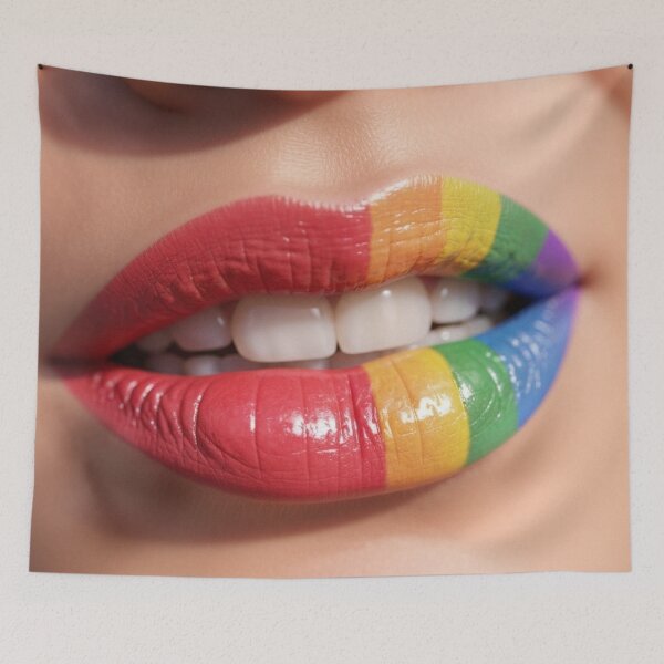Item preview, Smiling Lipstick Moment designed and sold by ChaimMage.