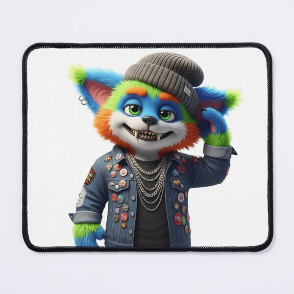 Artikelvorschau, Rave Raccoon Rocker entworfen und verkauft von SportKI.