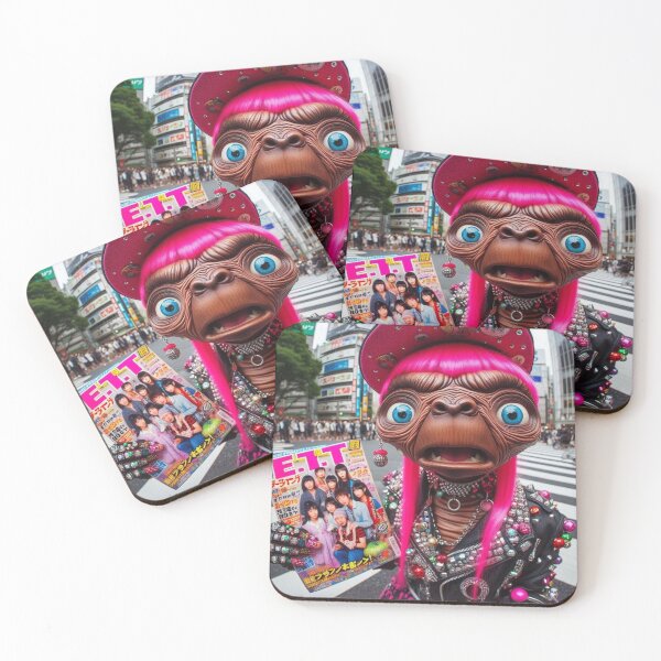 Item preview, "E.T. Goes Kawaii: Extra Terrestrial Tokyo Takeover!" designed and sold by Print Fiction.