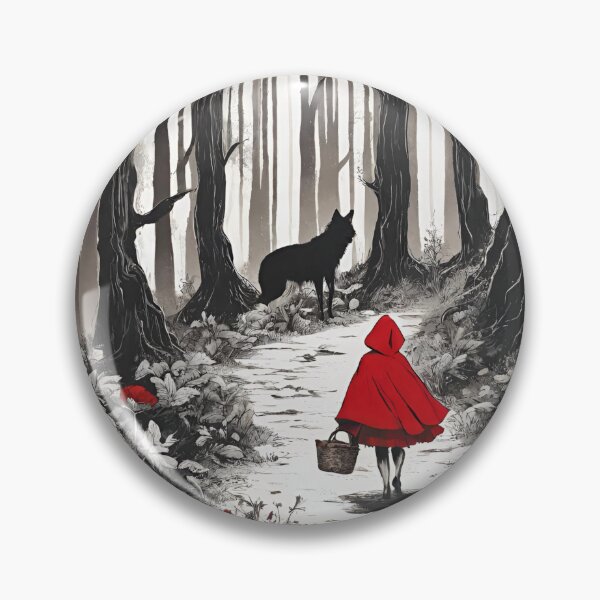 Item preview, Little Red Riding Hood in Dark Forest Path designed and sold by Diclebaybas.