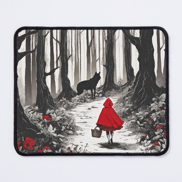 Item preview, Little Red Riding Hood in Dark Forest Path designed and sold by Diclebaybas.