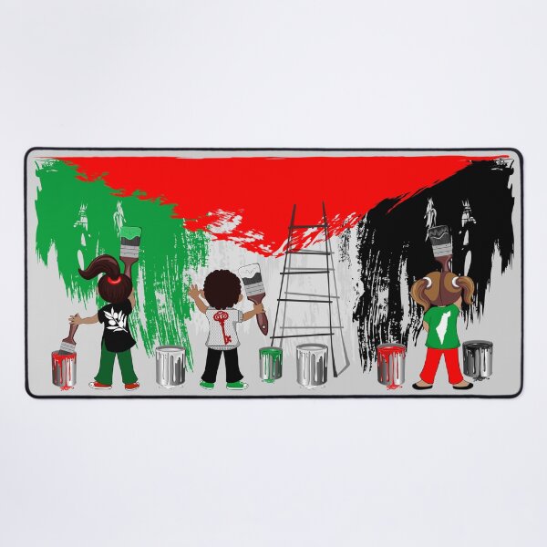 Item preview, Children of Gaza Painting Palestine Flag designed and sold by BluedarkArt.