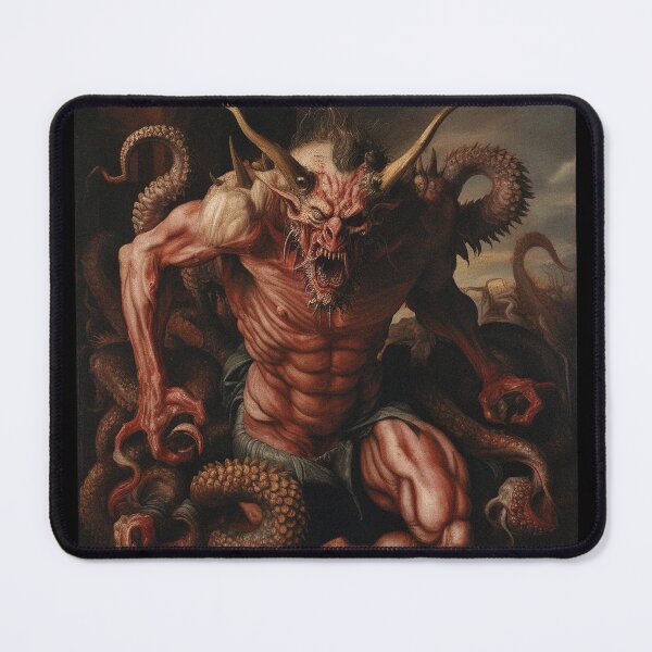 Item preview, Medieval Depiction of a Hell Demon creature designed and sold by Vintage Designs +.