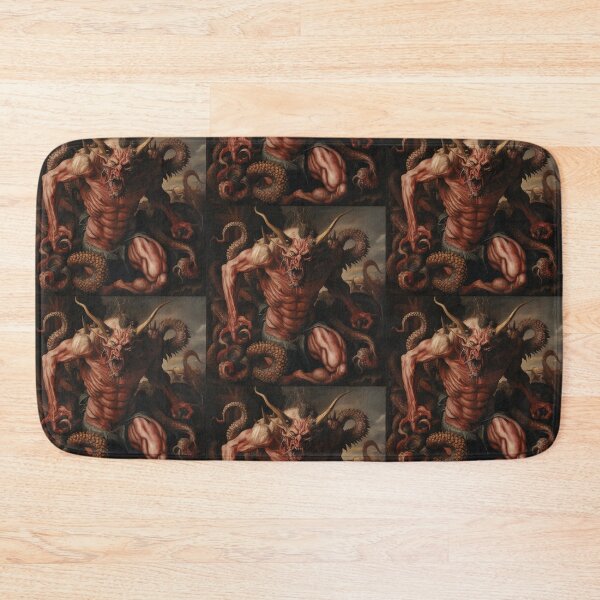 Item preview, Medieval Depiction of a Hell Demon creature designed and sold by Vintage Designs +.