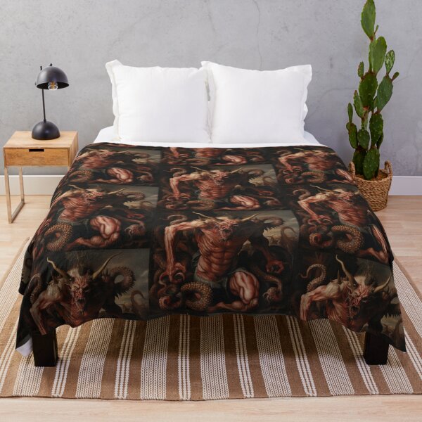 Item preview, Medieval Depiction of a Hell Demon creature designed and sold by Vintage Designs +.