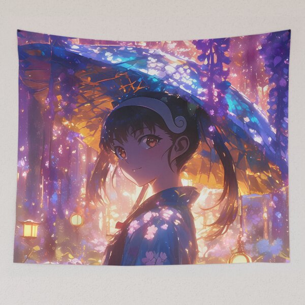 Item preview, Gentle Mayoi Hachikuji Bakemonogatari Anime Wisteria Lantern Dream designed and sold by mildaclairmo.