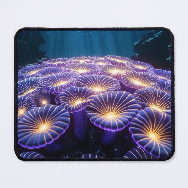 Item preview, Glowing Bioluminescent Coral in Deep Sea designed and sold by sneidere9dace.