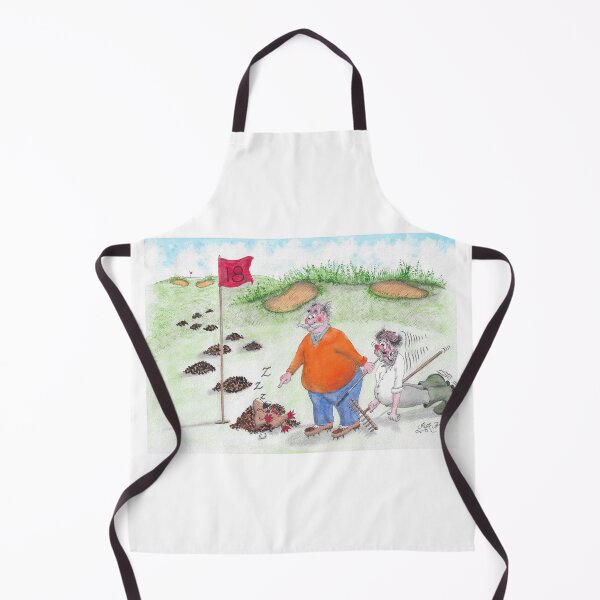 Item preview, Golfer shows greenkeeper a mole on green designed and sold by Richard Fettes.