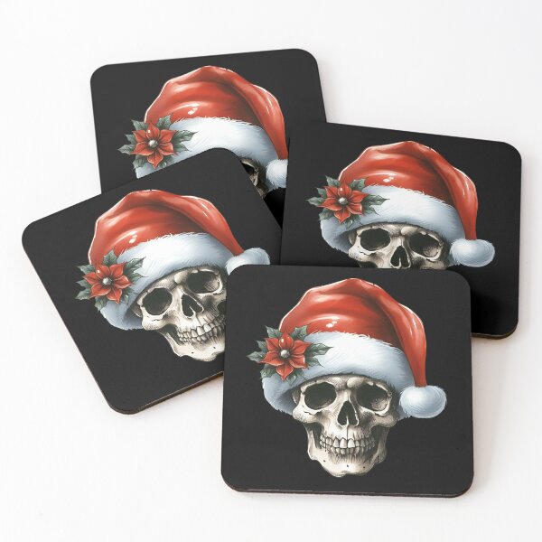 Item preview, Skull Santa Hat Christmas designed and sold by MoonMonkeyNbear.