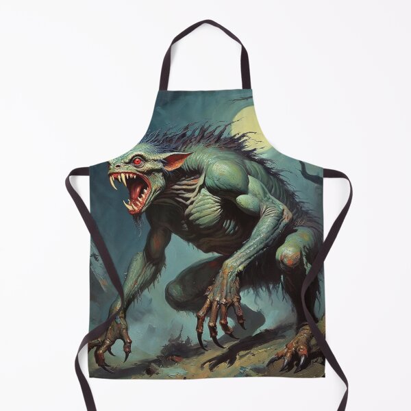 Item preview, The terrible Chupacabra a cryptid painting designed and sold by Vintage Designs +.