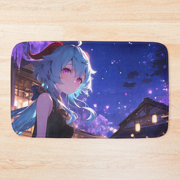 Item preview, Game Ganyu Genshin Impact Anime Cryo Archer Wisteria Celestial Calm designed and sold by mildaclairmo.