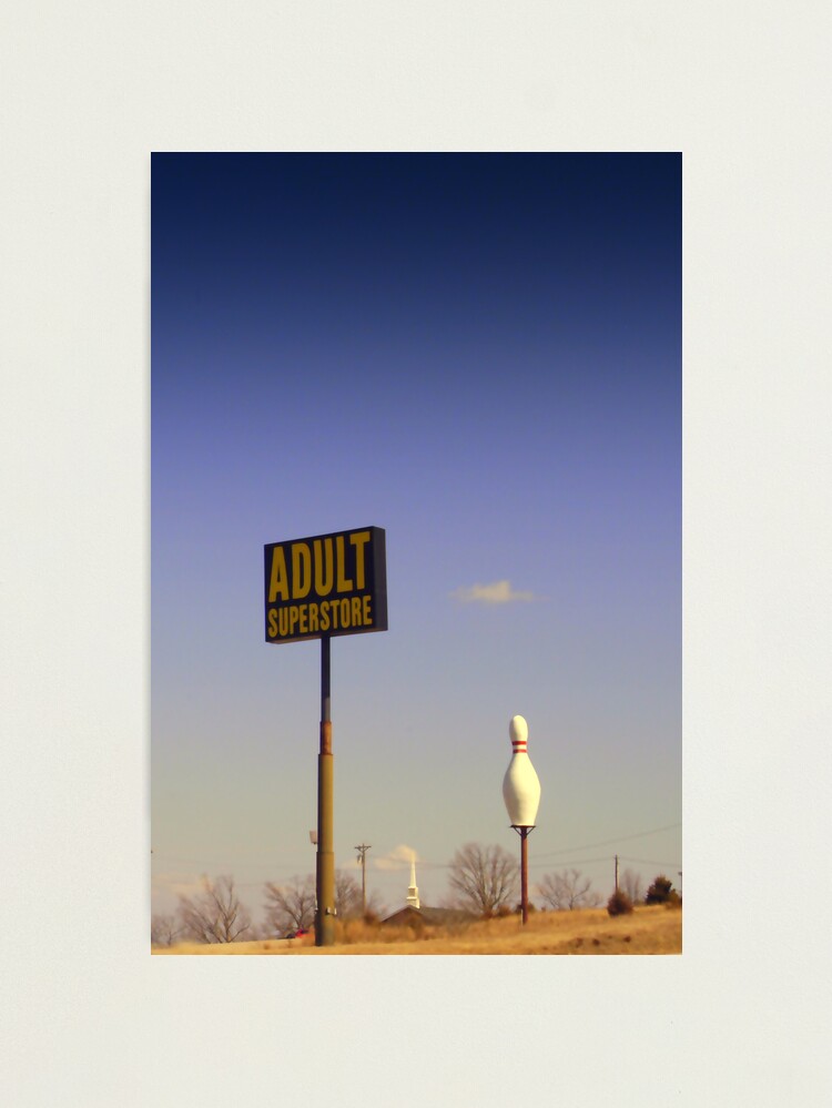Thumbnail 2 of 3, Photographic Print, Sex, Church & Bowling designed and sold by jdempsey.