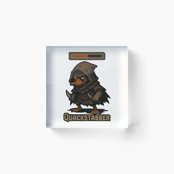 Item preview, Quackstabber Duck Assassin – Funny RPG Rogue T-Shirt designed and sold by TeeTimeTreasure.