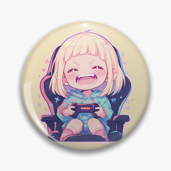 Item preview, Shiemi Moriyama Joyful Gaming Smile Blue Exorcist Anime designed and sold by mildaclairmo.