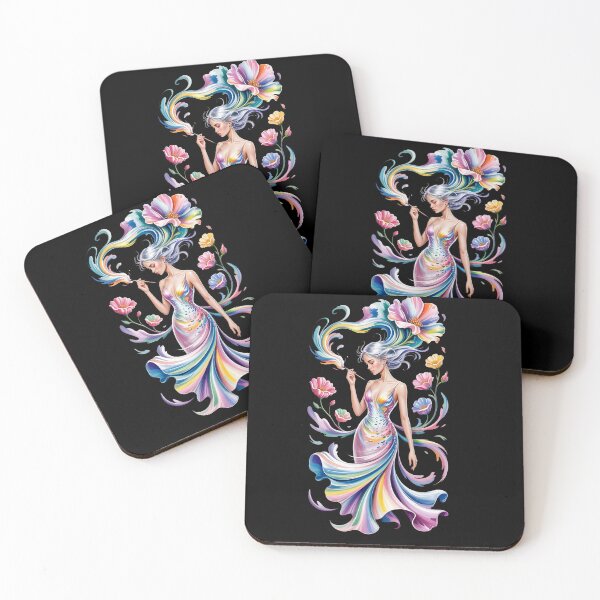 Item preview, Goddess of Color – Dreamy Flowing Fantasy designed and sold by YounexxART.
