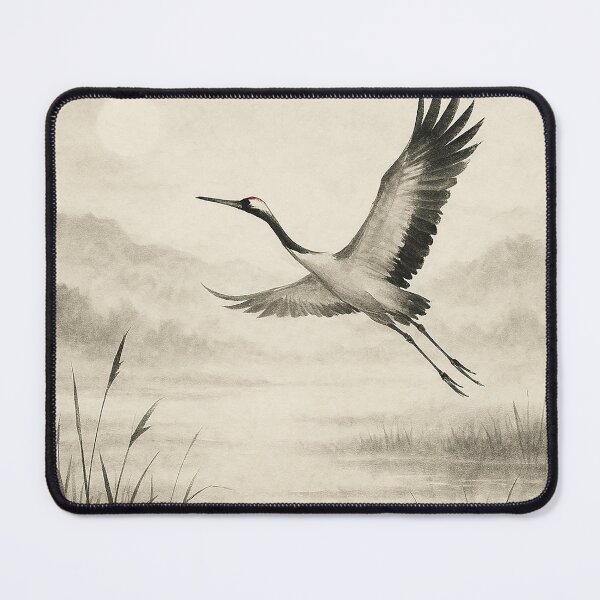 Item preview, Crane in the Mist designed and sold by CTRL-DECAY.