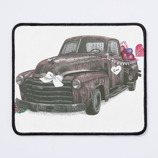 Item preview, Valentine's Rusty Truck designed and sold by Cora Worthington Art.