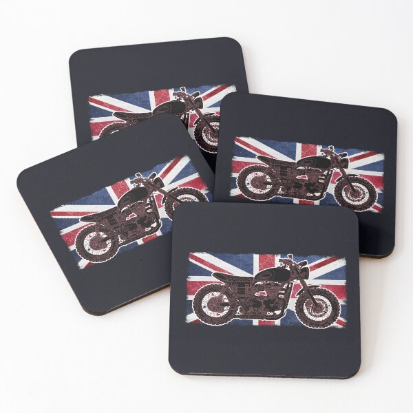 Item preview, Scrambler Motorcycle | British Flag  designed and sold by SW Longwave.
