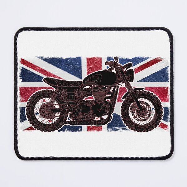 Item preview, Scrambler Motorcycle | British Flag  designed and sold by SW Longwave.