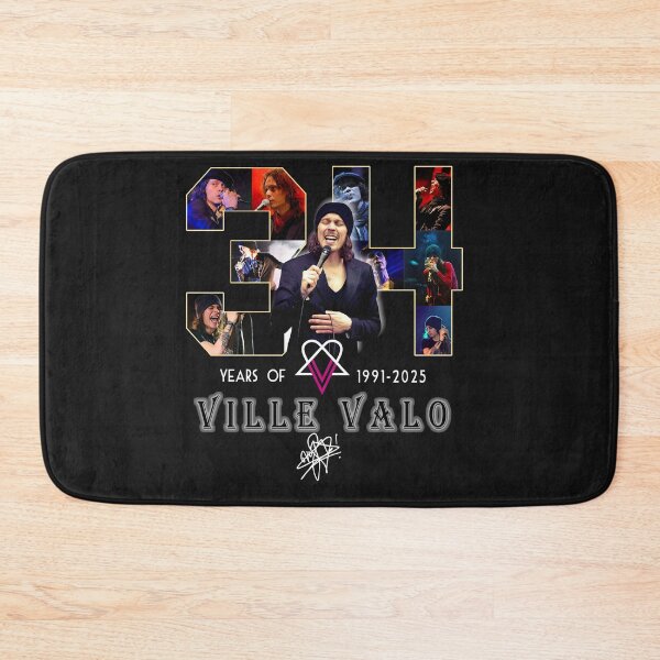 Item preview, Ville Valo HIM 34 Years of music designed and sold by MusicVibesTee.