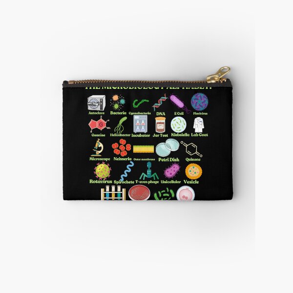 Item preview, The Microbiology Alphabet, cool science, biology and microbiology designed and sold by NoetherSym.