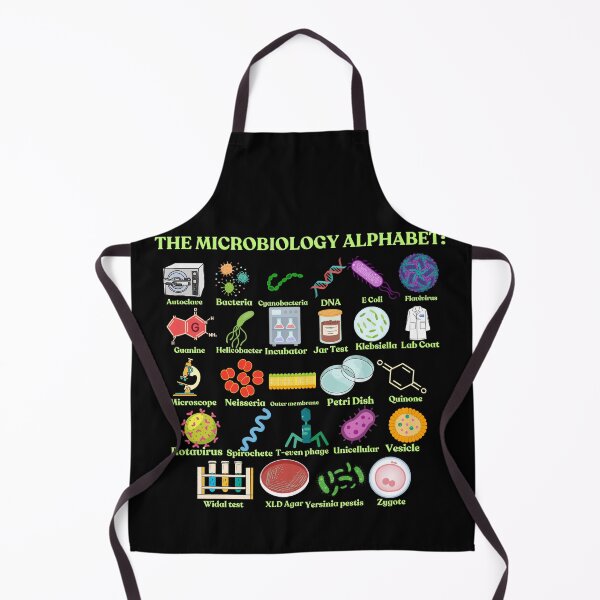 Item preview, The Microbiology Alphabet, cool science, biology and microbiology designed and sold by NoetherSym.