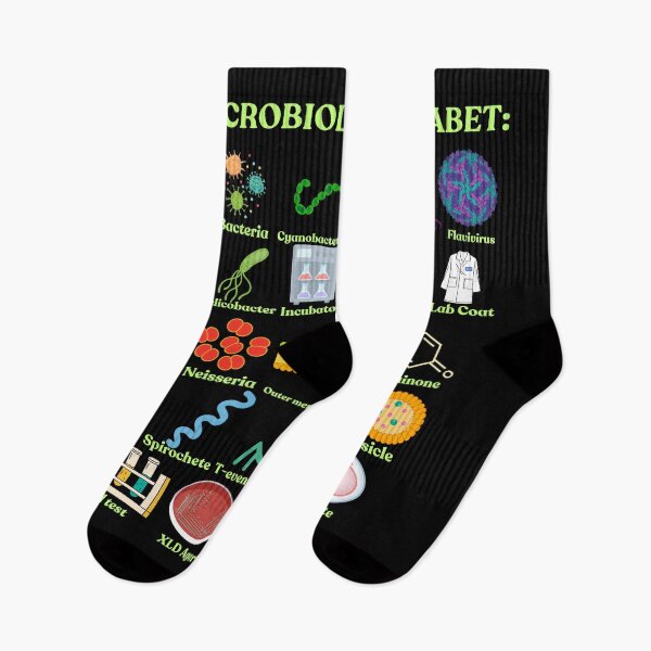 Item preview, The Microbiology Alphabet, cool science, biology and microbiology designed and sold by NoetherSym.