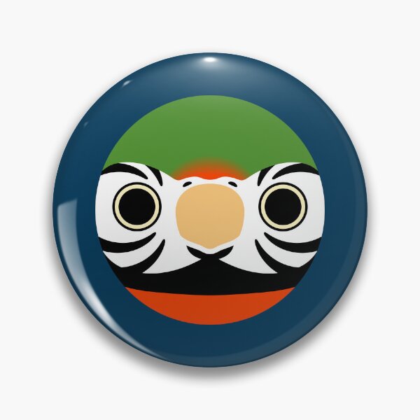 Item preview, The face of a Harlequin Macaw designed and sold by INKOYADO.