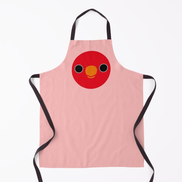 Item preview, The face of a Red Lory designed and sold by INKOYADO.