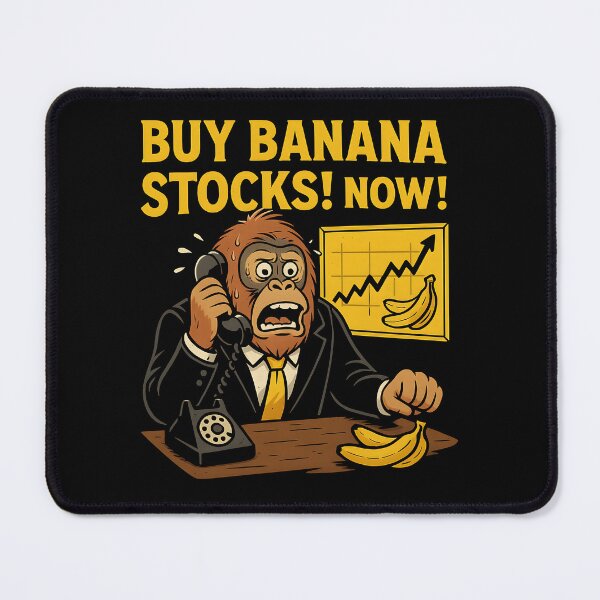 Item preview, Buy Banana Stocks Now – Funny Orangutan Meme Design designed and sold by WearifyStudio.
