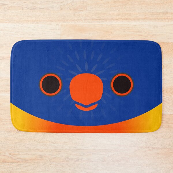 Item preview, The face of a Rainbow Lorikeet designed and sold by INKOYADO.