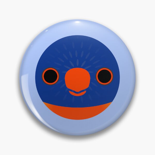 Item preview, The face of a Rainbow Lorikeet designed and sold by INKOYADO.
